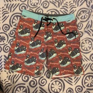Obey cold chillin board shorts *sample*